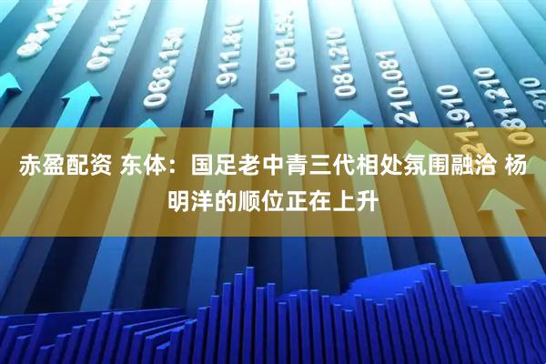 赤盈配资 东体：国足老中青三代相处氛围融洽 杨明洋的顺位正在上升